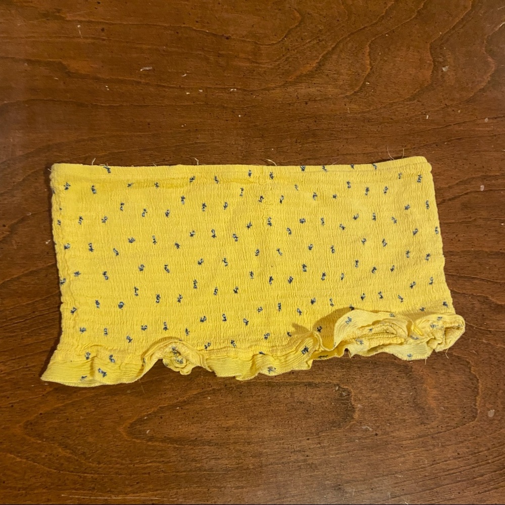 yellow tube top